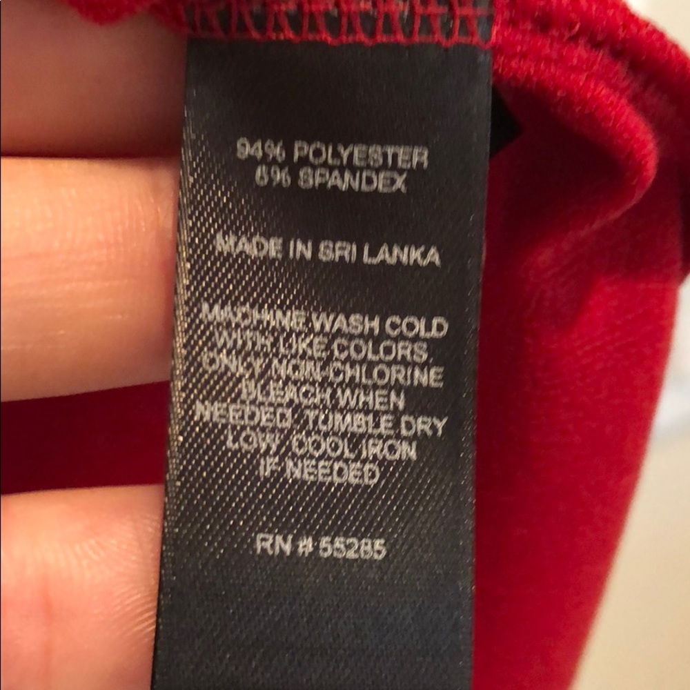 NWT Express Ruffle One Shoulder Red Romper - Picture 8 of 8